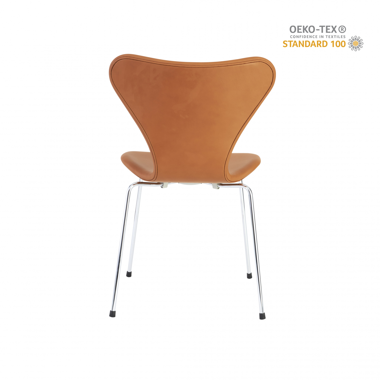 7 stol - læder Elegance" walnut - Arne Jacobsen – UpNordic